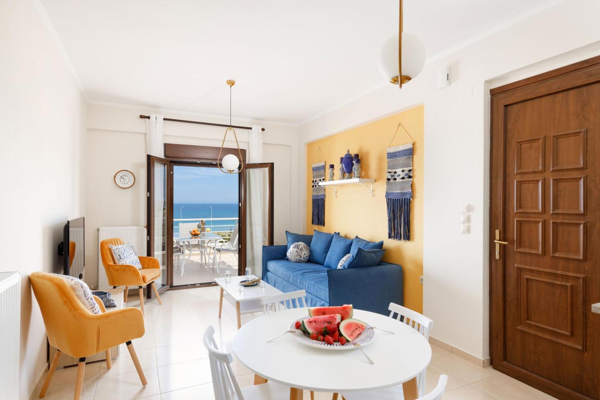 "Peach" - Sea View Maisonette By Sky Hill Resorts Pangalochori Ngoại thất bức ảnh