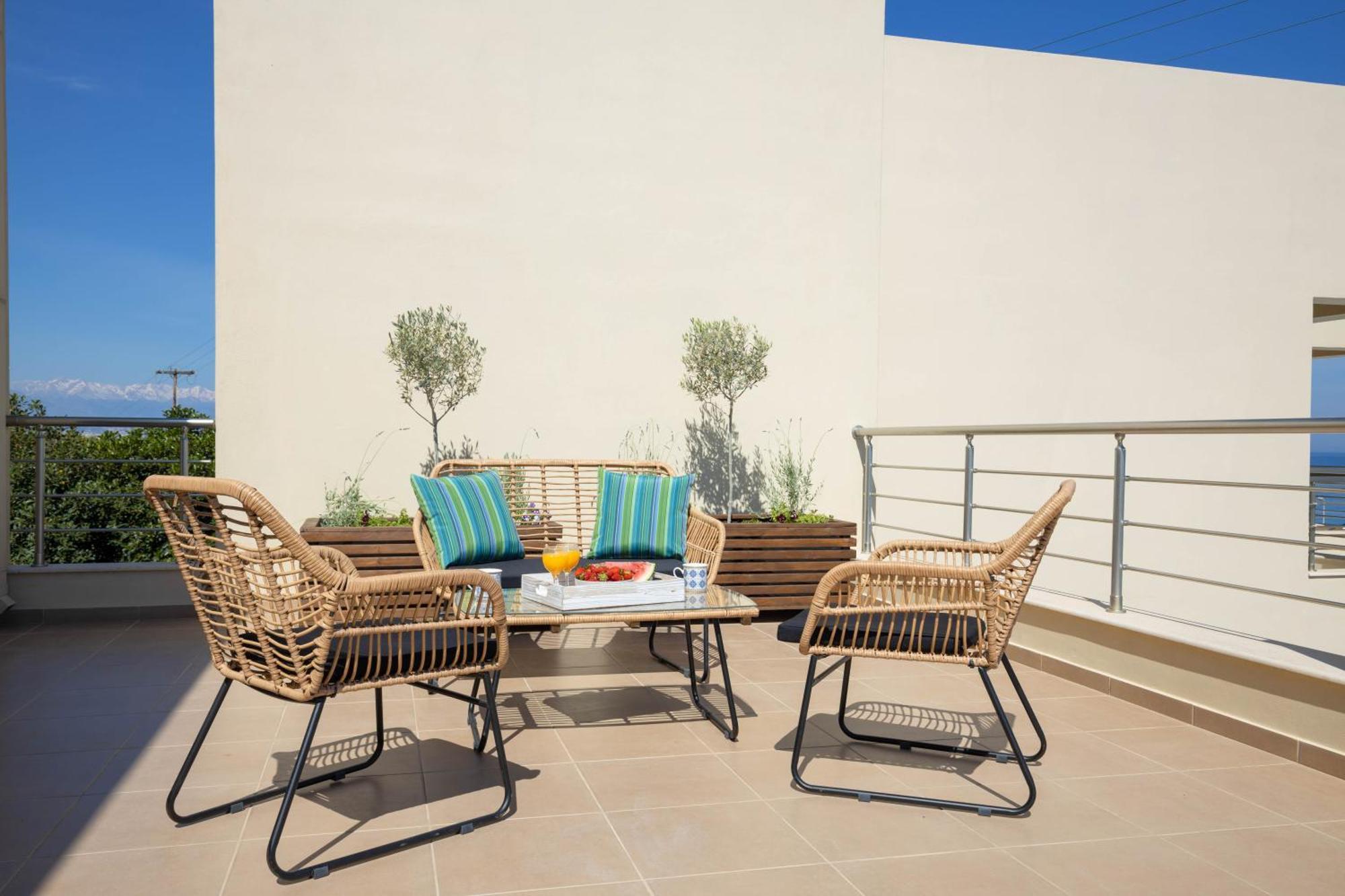 "Peach" - Sea View Maisonette By Sky Hill Resorts Pangalochori Ngoại thất bức ảnh